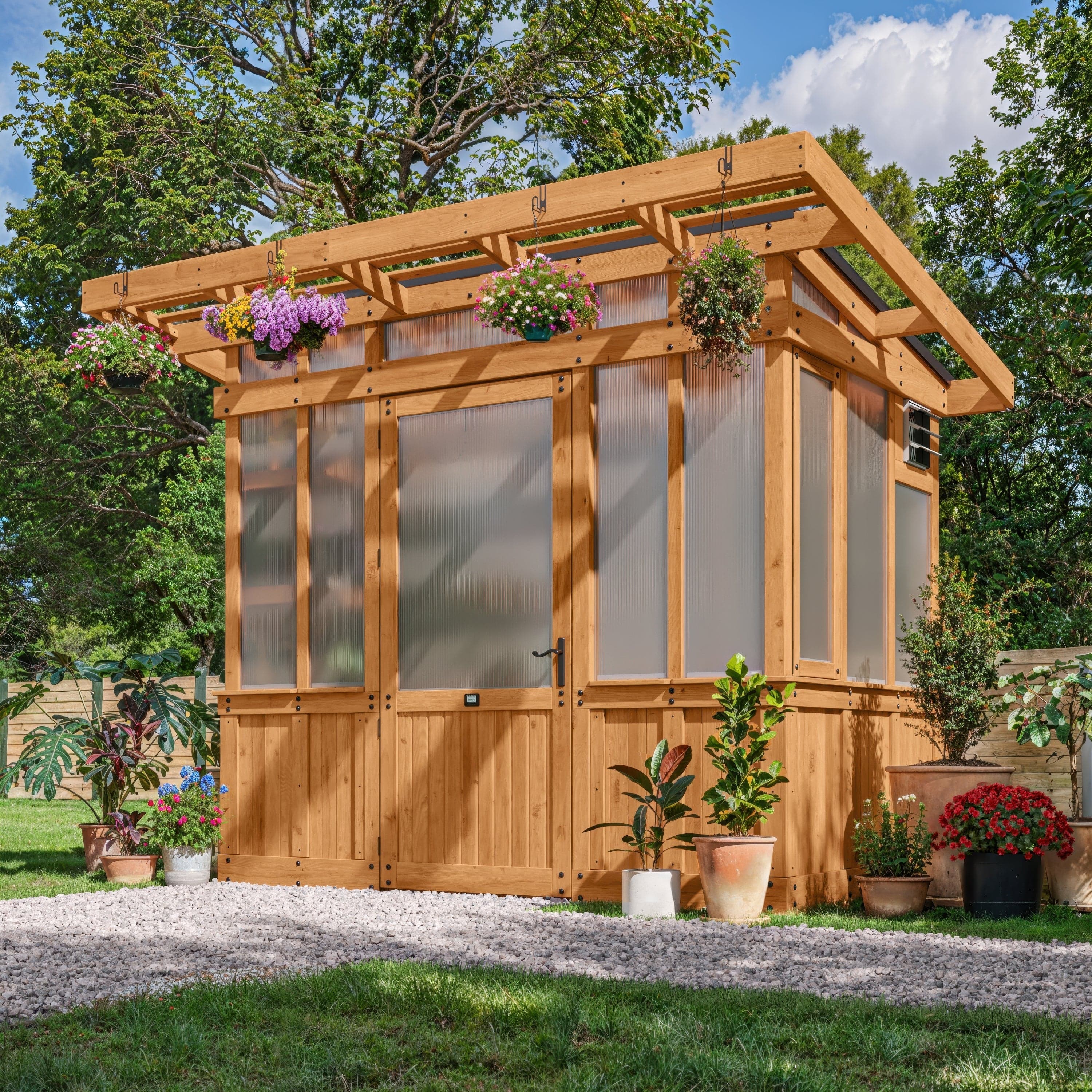 2.7m x 1.7m (9ft x 6ft) Poppy Greenhouse